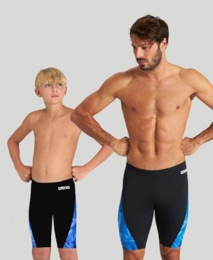 Arena Tropicals Jammer Jammer Herren Schwarz Königsblau Mehrfarbig | 498210RET