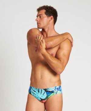 Arena Tropics Brief Slip Herren Schwarz Schwarz Mehrfarbig | 024915GFK