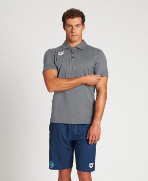 Arena Usa Tech Polo Polo Shirts Herren Grau | 508462KEW