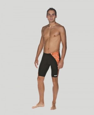 Arena Water Jammer - Maxlife Jammer Herren Schwarz Orange Schwarz | 836592DKU